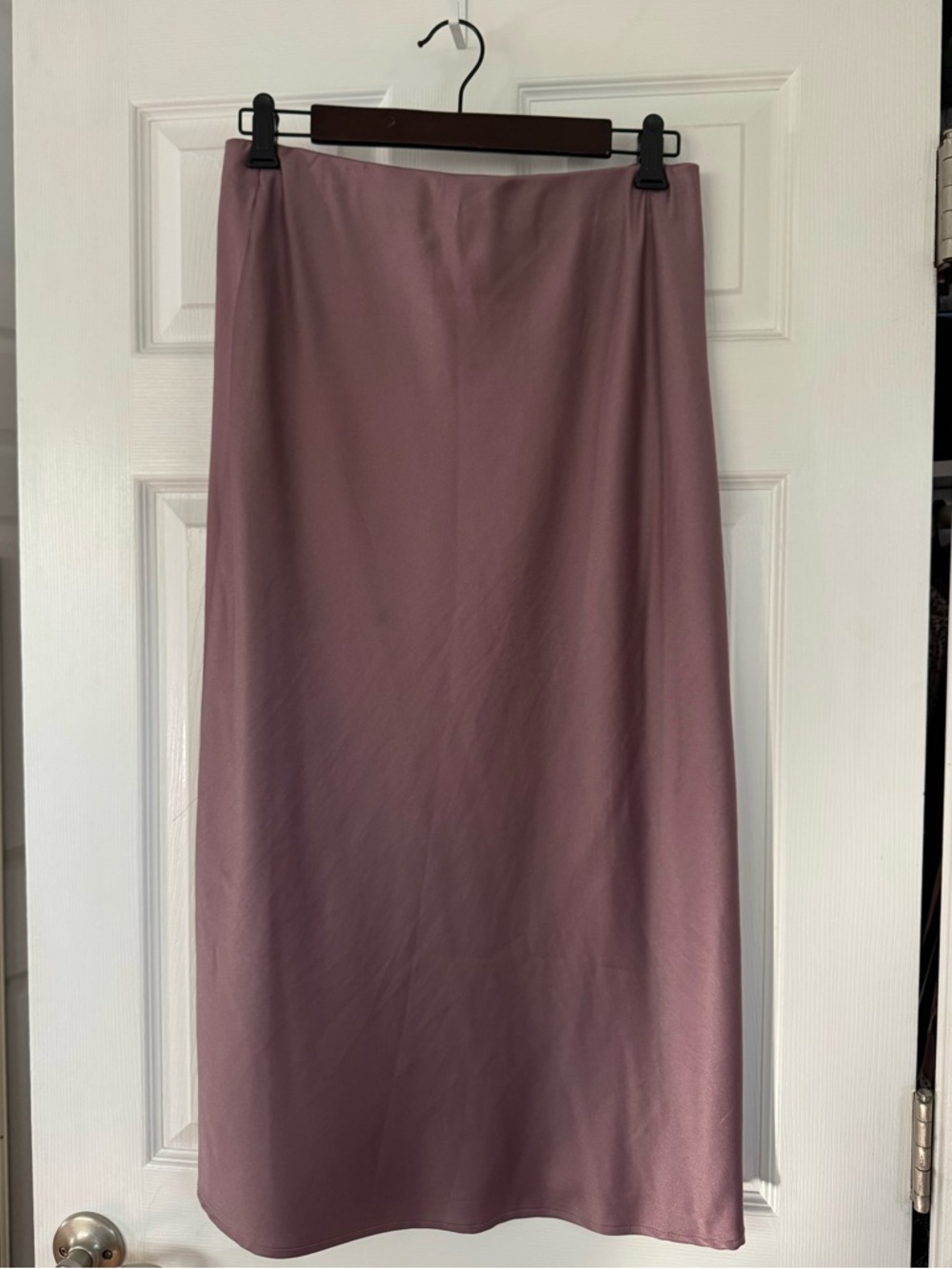 a new day Mauve Midi Skirt